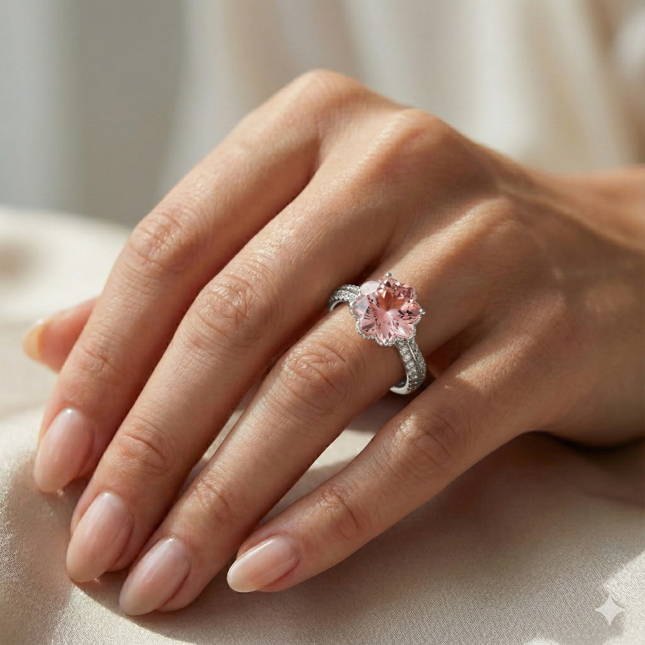 The "Flori" Infinite Blossom Diamond Ring