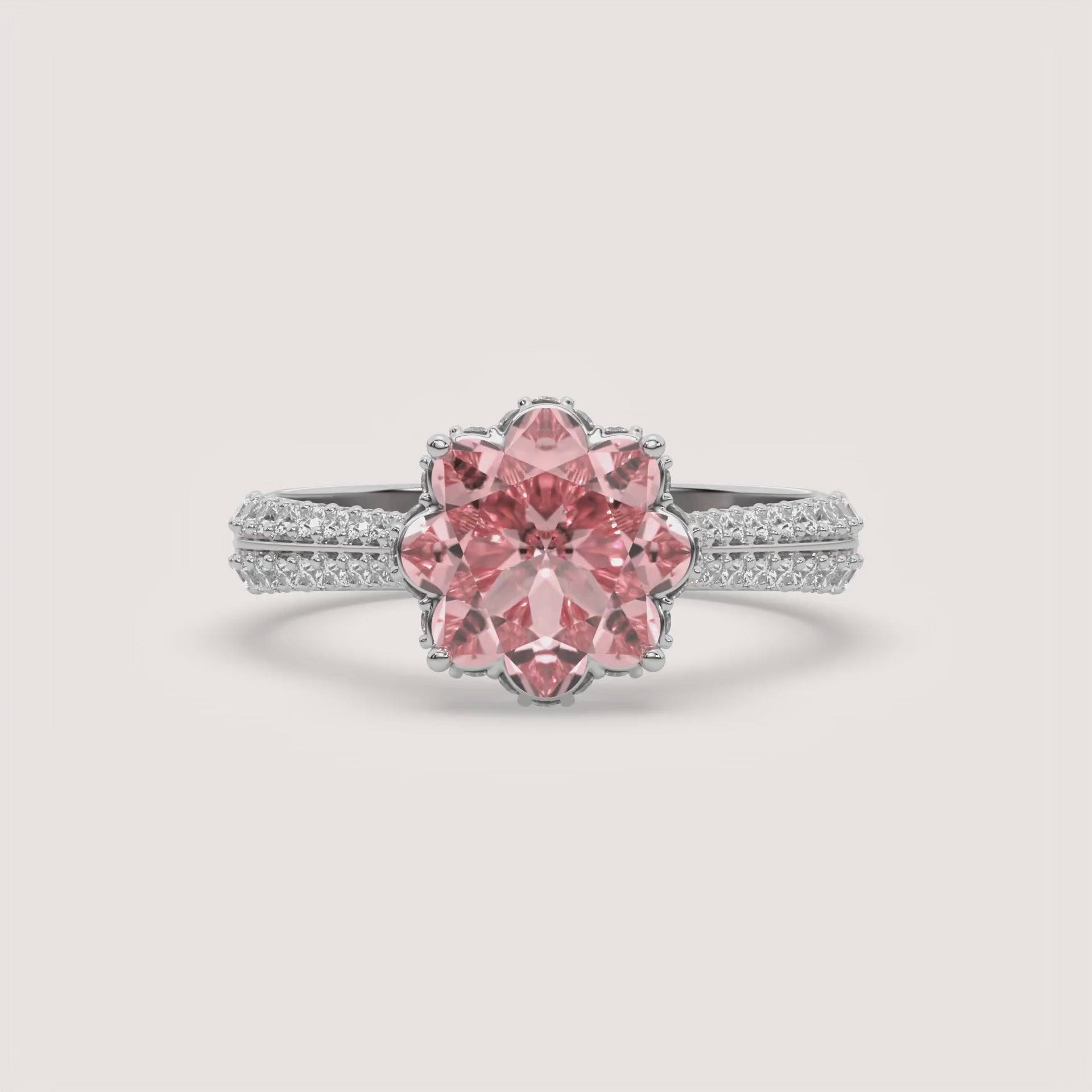 The "Flori" Infinite Blossom Diamond Ring