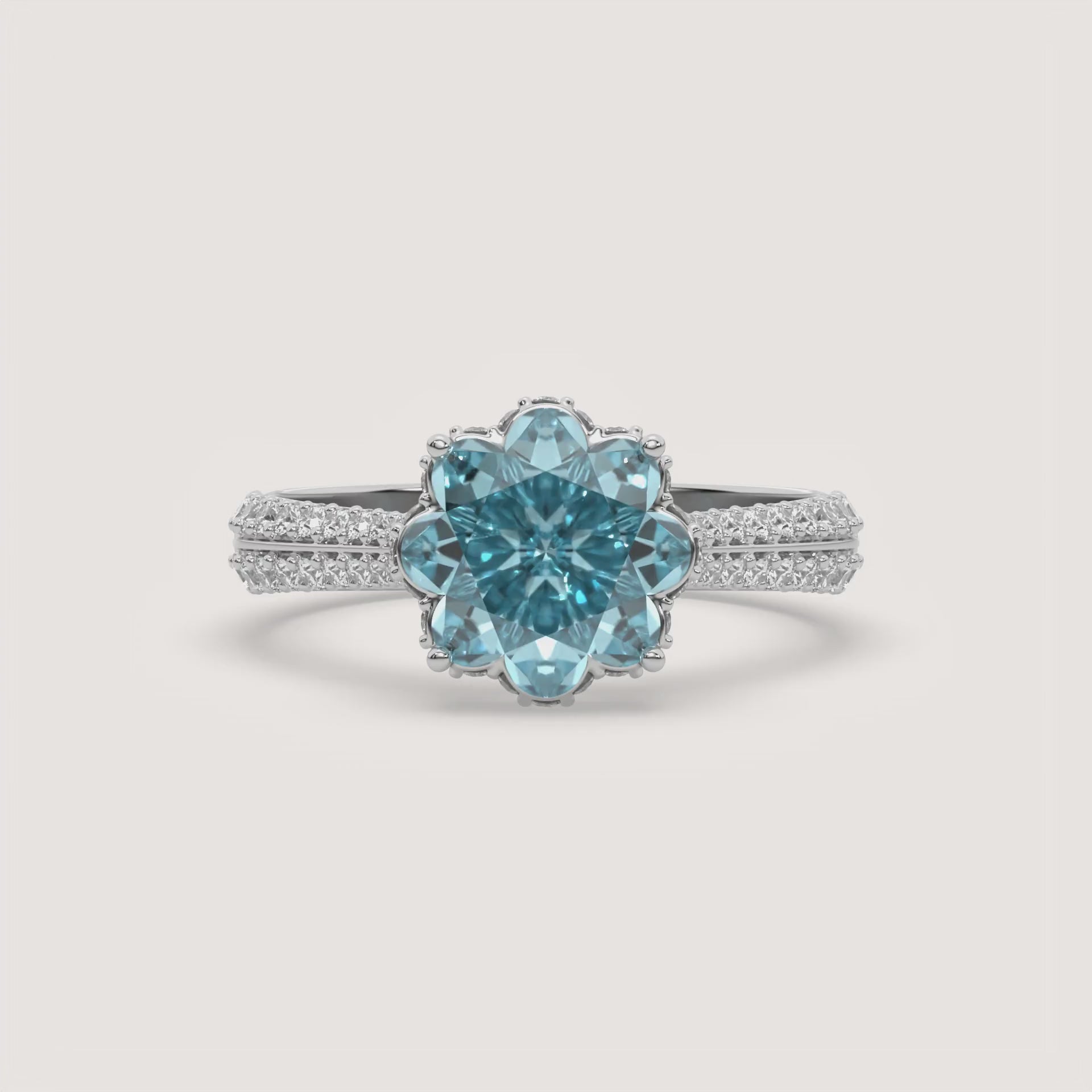 The "Flori" Infinite Blossom Diamond Ring