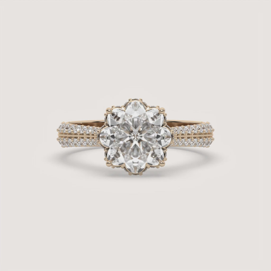 The "Flori" Infinite Blossom Diamond Ring