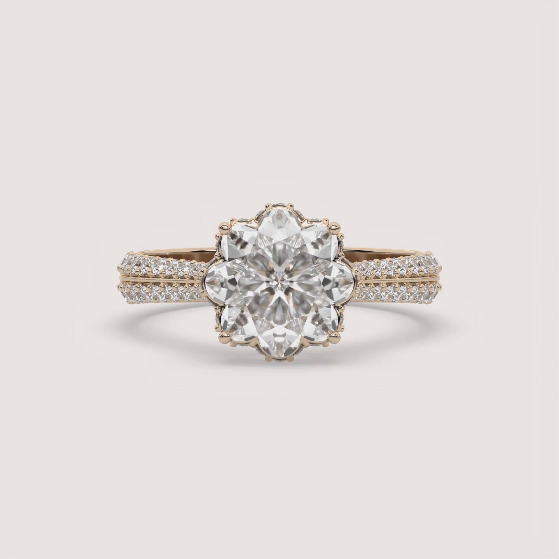 The "Flori" Infinite Blossom Diamond Ring